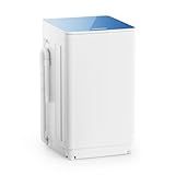 Auertech 18 lbs Portable Washing Machine, Fully Automatic Portable Washer with LED Display, 7 Wash Cycles, 4 Water Levels, Top Load Washing Machine for Apartment, RV, Dorm, Home