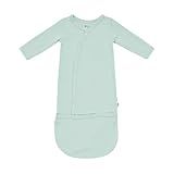 KYTE BABY Bundlers, Unisex Baby Sleeper Gowns, Rayon Made From Bamboo Material (Newborn, Sage)