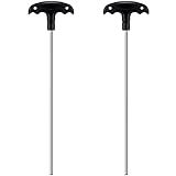 Honoson 2 Pcs 13" Hex Key for Pool Anchors, T Handle Hex Key for Swimming Pool Cover Deck, Black