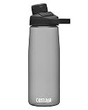 CamelBak Chute Mag Water Bottle with Magnetic Leak‑Resistant Cap, Lightweight Tritan Design for Everyday Hydration, 25oz, Charcoal