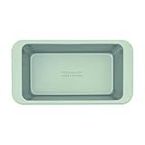 KitchenAid Nonstick Swiss Engineered Aluminized Steel Loaf Pan, Dishwasher Safe, 9 x 5 Inch, Ink Pistachio