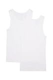 Bonds Men's Soft Chesty Tank Undershirt in 100% Cotton Rib for Men, 2-Pack White