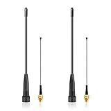 Meshtastic 915MHz LoRa Whip Antenna 10dBi Gain, 17cm Long Range SMA Male Omni Antenna (2 Sets), Slinkdsco