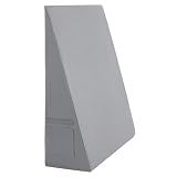 Cobedzy Grey Bed Wedge Pillow Cover, 25" L x 25" W x 8" H