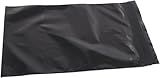 uGems 5" X 8" 2-Mil Black Reclosable Zipper Bags – 100 Pack of Durable Plastic Storage Bags for Organization, Documents, Travel, Holiday, Parts – SKU: r58bk-100