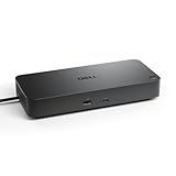 Dell Pro Dock WD25 - USB Type-C with DP Alt Mode Connector, DisplayPort/HDMI/USB 3.2 Gen2 Connectivity, Up to 100-Watt Power delivery - Black