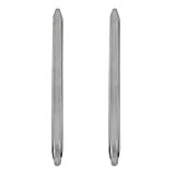 DUSCOKE 2PCS Tire Iron Spoons Tool Set, 11.88 Inch Heavy Duty Metal Tire Changing Tool Kit Motorcycle Tire Lever Bar Set, Manual Bike Tires Remove & Repair Tool for Scooter, Motorcycle, Mower