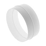 6" Inch Plastic Duct Pipe Connectors - Round Male Fit Flexible Ducting Extension - Hose Work - Dryer Vent Extension - Inline Air and Water Flow Extraction Pipe Lines