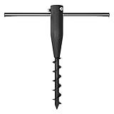 DAKEPOLE Umbrella Sand Anchor,Heavy Duty Steel No Dig Beach Sand Ground Anchor,Windproof Strong Beach Umbrella Stake Holder Stand for Umbrellas,Poles, Christmas Tree Stand Holder