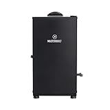 Masterbuilt® 30-inch Digital Electric Vertical BBQ Smoker with Side Wood Chip Loader, Chrome Racks and 710 Cooking Square Inches in Black, Model MB20071117