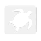 Betagt Sea Turtle Acrylic Router Templates, Router Templates for Woodworking, 5mm Thick Router Inlay Template, Router Jig Woodworking Craft Tracing Guide Tool (Sea Turtle)