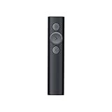 Logitech Spotlight Presentation Remote - Universal Wireless Presentation Clicker with Laser Pointer, Advanced Digital Highlighting, Bluetooth, 30 m Range and Quick Charging - Black