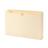 Blue Summit Supplies 2 Inch Manila File Jackets, Reinforced Straight Cut Tab, Heavy Duty 2 Inch Expansion Pocket, Legal Size, 50 Pack