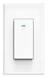 Smart Light Switch, Compatible with Alexa, Google Home No Hub Required, Smart Home WiFi Wireless Fit for 1/2/3/4 Gang Switch Box, Neutral Wire Need Micmi MK36, Smart Light Switch
