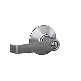 Schlage F40 CSV ELA 626 Commercial Series Elan Door Lever, Bed & Bath Privacy Lock, Satin Chrome