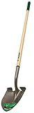 Truper 31184 Round-Point Shovel - Mid-Size Steps, 7'' Grips, 48" Handle