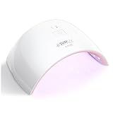 SUNUV UV LED Nail Lamp, Nail Dryer for Gel Polish UV Light for Nails with Sensor 2 Timers SUN9C Pink Gift for Women Girls