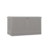 Suncast 200 GAL. XL DECK BOX, DOVE GRAY