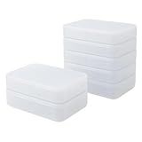 Premium Transparent Plastic Token Storage Box (10pcs) – Double Compartment Organizer for Board Game Tokens, Cards, and Small Accessories