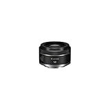 Canon RF50mm F1.8 STM Lens, Fixed Focal Length Prime Lens, Compatible with EOS R Series Mirrorless Cameras, Black