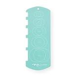 Craftelier - Book Binding Template for Ring and Spiral Binding Projects | Useful and Easy to Use Guide for Professional Finishing Bindings | Turquoise Colour - Size Approx. 20,5 x 8 cm