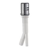 Design House 522953 Dishwasher Air Gap Kit with Solid Brass Skirted Cover, Satin Nickel