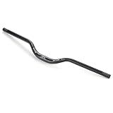 BUCKLOS 31.8mm Mountain Bike Handlebars 720mm - 50mm Rise MTB Handlebar