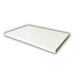 Customized White Shelves Cut to Order 3/4" - Cabinet Shelf Custom Size Shelf - Melamine Shelves Cut to Order 3/4" - Cabinet Replacement Shelves (White)