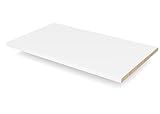 Custom Shelves, 3/4"" Thick Melamine, Cut to Size, Fully Customizable up to 65 inches Wide and up to 24 inches deep. for Cabinets, Closets, or Anywhere