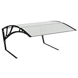 vidaXL Robot Mower Garage, Outdoor Lawn Mower Storage, Garden Storage Small Shed for Lawn Mower, Robot Mower Carport, Lawn Mower Shelter, Black