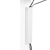 VIVO Steel Magnetic 14 inch Cable Management Channel for Under Desk Leg, No Drill Cord Organizer for Home Office, White, DESK-AC01-1MW