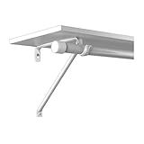 Knape & Vogt John Sterling RP-0042-BWT Adjustable Steel Shelf and Rod Bracket, White