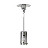 INWAY Outdoor Heater, 48,000 BTU， Outdoor Propane Patio Heater with Wheels and Cover, Stainless Steel Burner for Outdoor Use,Party,Backyard,Garden