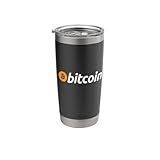 Bitcoin Logo Stainless Steel Insulated Tumbler