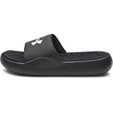 Under Armour Men's Ignite Pro 8 Fixed Band Slides, (004) Black/Black/White, 13, US