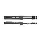 SWAGGER Hunter Series 42" Rifle Bipod, Ground Blind Hunting Shooting Bipod, Impact Resistant, Standard Adapter & Sling Swivel Stud Mount, Black