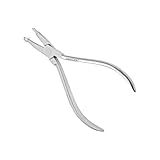 DANYDENT Orthodontic Adhesive Band Removing Plier – Removes Residual Cement – Molar Band Remover – Easy To Use Dental Tools Stainless Steel Braces Essentials with Extra Teflon Pad