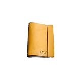Ox & Pine Refillable Pocket Leather Journal Notebook Personalized with Professional Elastic Closure (Saddle Tan, Graph Paper)
