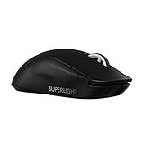 Logitech G PRO X SUPERLIGHT 2 Wireless Gaming Mouse, 60g Pro-Grade with 5 Programmable Buttons, 44k DPI Sensor, 8kHz Report Rate, USB-C Charging for PC/Mac - Black