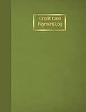 Credit Card Payment Log: Monthly credit card payment, account balance and debt tracker... different than all the others