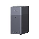 UGREEN NASync DH2300 2-Bay Desktop NAS, Support Capacity 60TB (Diskless), Remote Access, AI Photo Album, Beginner Friendly System, 4GB LPDDR4X RAM,1GbE, 4K HDMI, Network Attached Storage(Diskless)