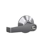 Schlage F51 CSV ELA 626 Keyed Entry, Lock Tubular, Satin Chrome
