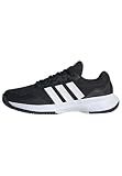 adidas Men's Gamecourt 2 M, Black/White/Silver Metallic, 13