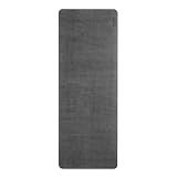 WeGym Yoga Mat, 4mm Cushioned Exercise Mat for Yoga, Pilates, Home Workouts - Anti Slip Yoga Mat, Polyurethane Yoga Mat, Suede Yoga Mat with Carrying Strap, Slate