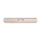 Starrett Pocket Level with Main Vial - Ideal for Machine Shop and Tool Room Use - 3-1/2" Length, Satin Nickel-Plated Finish, Hexagon Stock with Convex Ends - 135B
