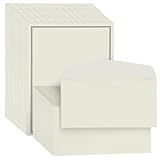 XXINMOH 72 Pieces Stationery Set with Envelopes (48 Paper Sheets + 24 Envelopes) for Letter Writing, Black Border Design Stationery Paper Sheets and Envelope