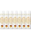 Naturistick Premium Beeswax Lip Balm for Dry, Chapped Lips | 100% Natural Lip Care | Coconut Oil, Shea Butter, Aloe Vera | Moisturizing, Chemical-Free Chapstick | 7 Pack Mango Scent | Made in USA