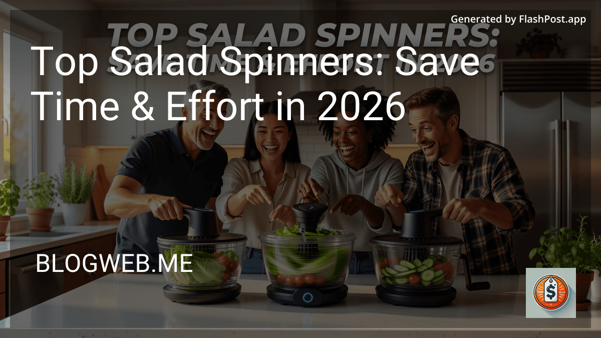 Top Salad Spinners: Save Time & Effort in 2026 image