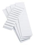 Pendaflex Blank Inserts for 1/5 Cut Hanging File Folders, 2 in, White, 100/Pack (242)