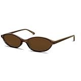 GUVIVI Retro Oval Sunglasses for Women Chic Cat Eye 90s Sunnies Lightweight Narrow Shades Trendy UV protection Sun Glasses